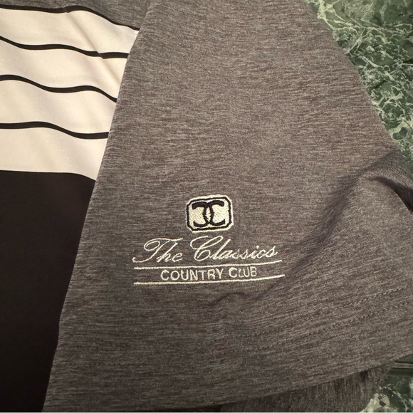 FJ‎ Footjoy Men’s Striped Block Polo - Picture 3 of 5